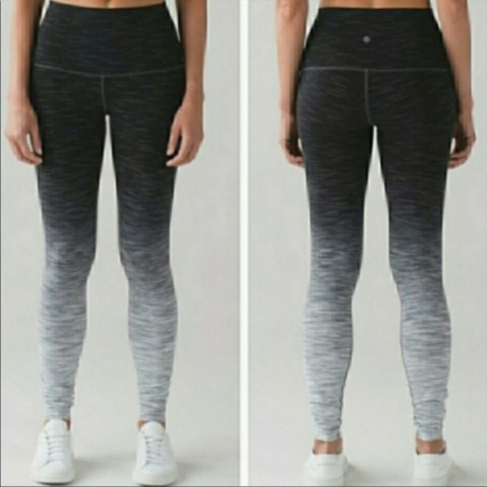 Lululemon Wunder Under Ombré leggings size 4